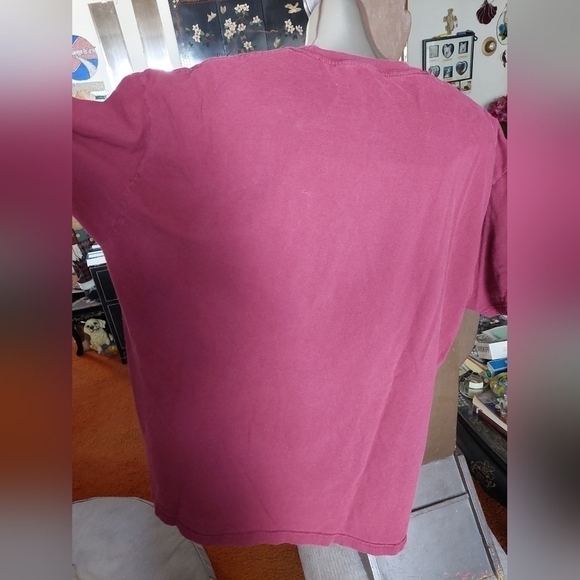 Vintage Harry Potter "Hogwarths" Burgandy T-shirt (Men's XL) - Picture 3 of 4